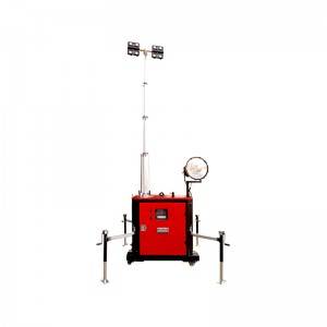 Electric Lifting Mobile Lighting Tower KLT-7000