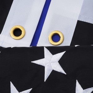 US Lancip Line Flag biru kanggo FlagPole Car Boat Garden
