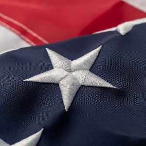 Amerika Flaga Brodaĵo Presita por Polusa Aŭto-Boato-Ĝardeno