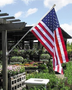 48 Stjerner Amerikansk flag Broderi Trykt Pole Car Boat Garden