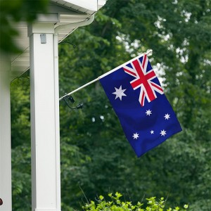 Sulaman Bendera Australia Dicetak untuk Taman Bot Kereta Tiang