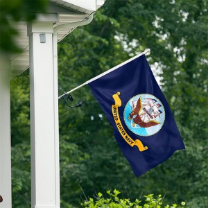 רקמת דגל של חיל הים האמריקאי מודפס עבור גן סירות רכב מוט