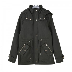 Custom Man Jacket Winter Coat Solid Koulè Windproof Warm Gason Long Style Parka