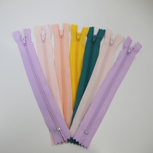 China Factory Wholesale No.3,4,5,8,10 High Quality Nylon Zipper Close End For Garment, Home Textile, Shoes, Bags