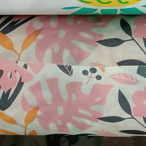 China Supply Printed Polyester Spun-bonded Printed Non Woven Fabric
