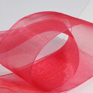 China Supply Solid Color Organza Ribbon For Decoration