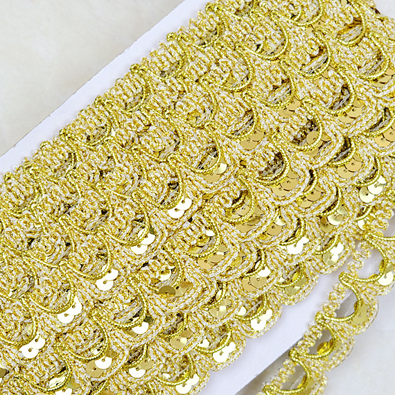 Garment Accessories Decorative Tassel Gold Silver Braid Metallic Lace Trim Featured Image