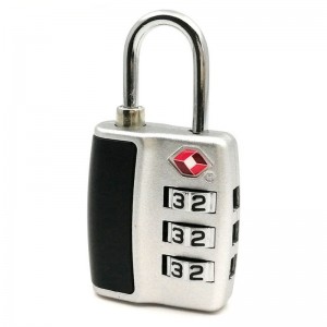 TSA luggage lock ຕົວຊີ້ວັດເປີດການແຈ້ງເຕືອນ TSA padlocks ຄວາມປອດໄພດິຈິຕອນ WS-TSA06
