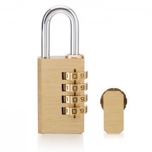 28mm Yepamusoro Chengetedzo Yakasimba Brass Anti-Drill Lock Digital Combination Password Lock WS-2846