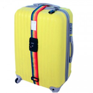 2 Metr TSA Luggage Belt 3 Cyfuniad Digidol WS-TSA08