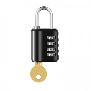 OEM Combo Padlock Manufacturers –  Double Channel Double Open Combination Padlock With a Key WS-PL03 – WS Locks