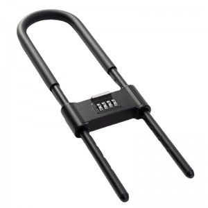 U Bike Combination Lock ချိန်ညှိနိုင်သော Glass Door Handle Lock WS-BL09