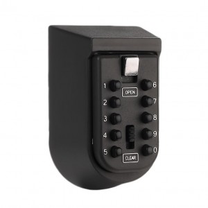 Sienas stiprinājuma kombinētais spiedpogas slēdzenes kaste nekustamo īpašumu turētāja slēdzenes kaste WS-LB12