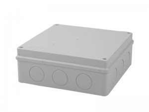 Водоустойчива съединителна кутия от серия WT-RT, размер 200×200×80