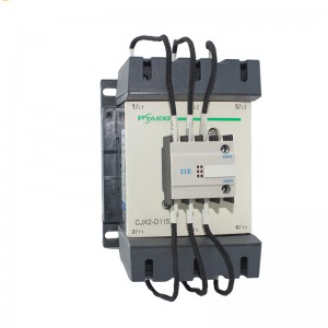 115 Amp Switch Capacitor Contactor CJ19-115, Voltage AC24V- 380V, Fios Alloy Airgid, Coil Copper Pure, Taigheadas lasair-lasair
