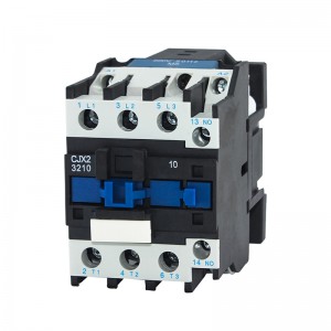 32 Amp AC contactor CJX2-3210, voltage AC24V- 380V, silver alloy contact, ikhoyili yethusi emsulwa, indlu ebambezela ilangabi