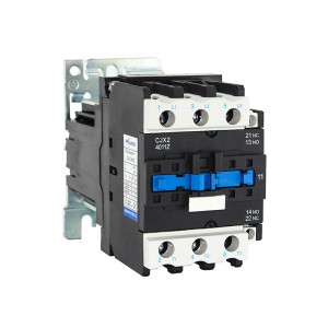 40 Amp DC contactor CJX2-4011Z, វ៉ុល AC24V- 380V, ទំនាក់ទំនងយ៉ាន់ស្ព័រប្រាក់, ស្ពាន់សុទ្ធ, លំនៅដ្ឋានធន់នឹងអណ្តាតភ្លើង