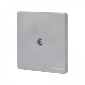Cable TV socket wall switch