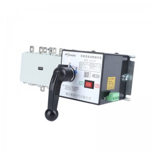 Q5-100A/4P Transfer Switch, 4-polig Dual Power Automatisk Transfer Switch Generator Switchover Switch Self Cast Conversion -50HZ