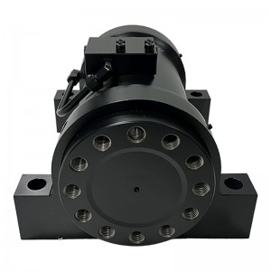 Actuador rotativo hidráulico helicoidal de montaxe en pé da serie WL30 de 7300 Nm