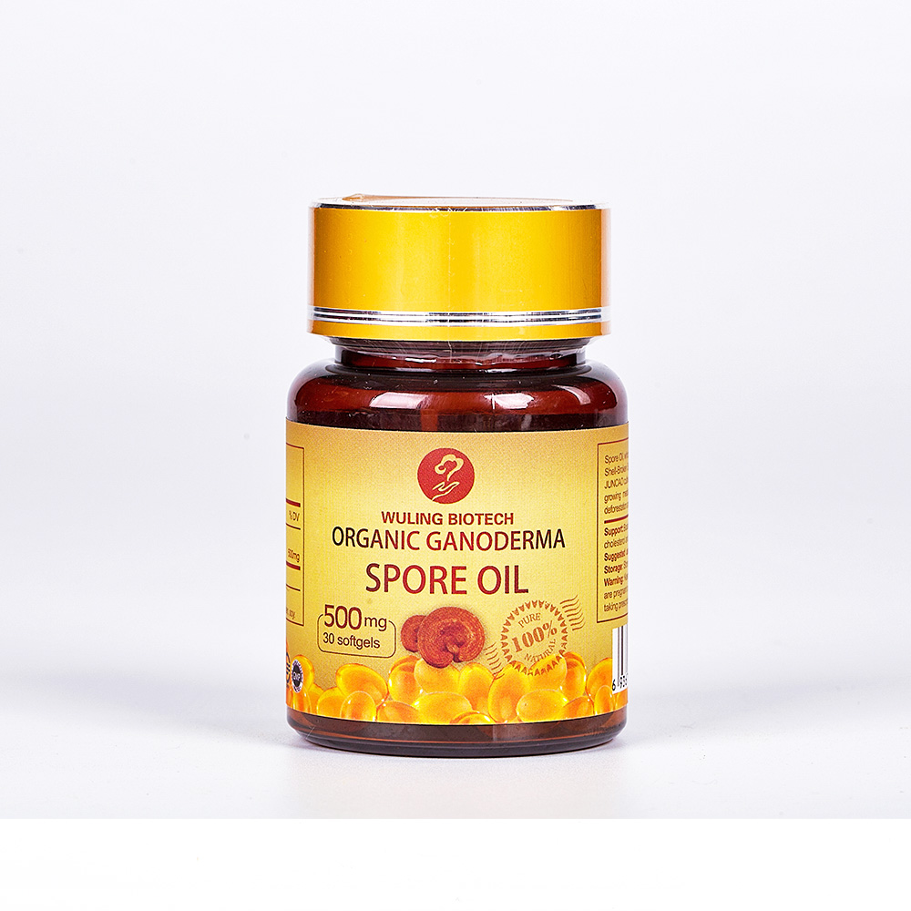 Herbal Medicine Reishi Spore Oil Softgel