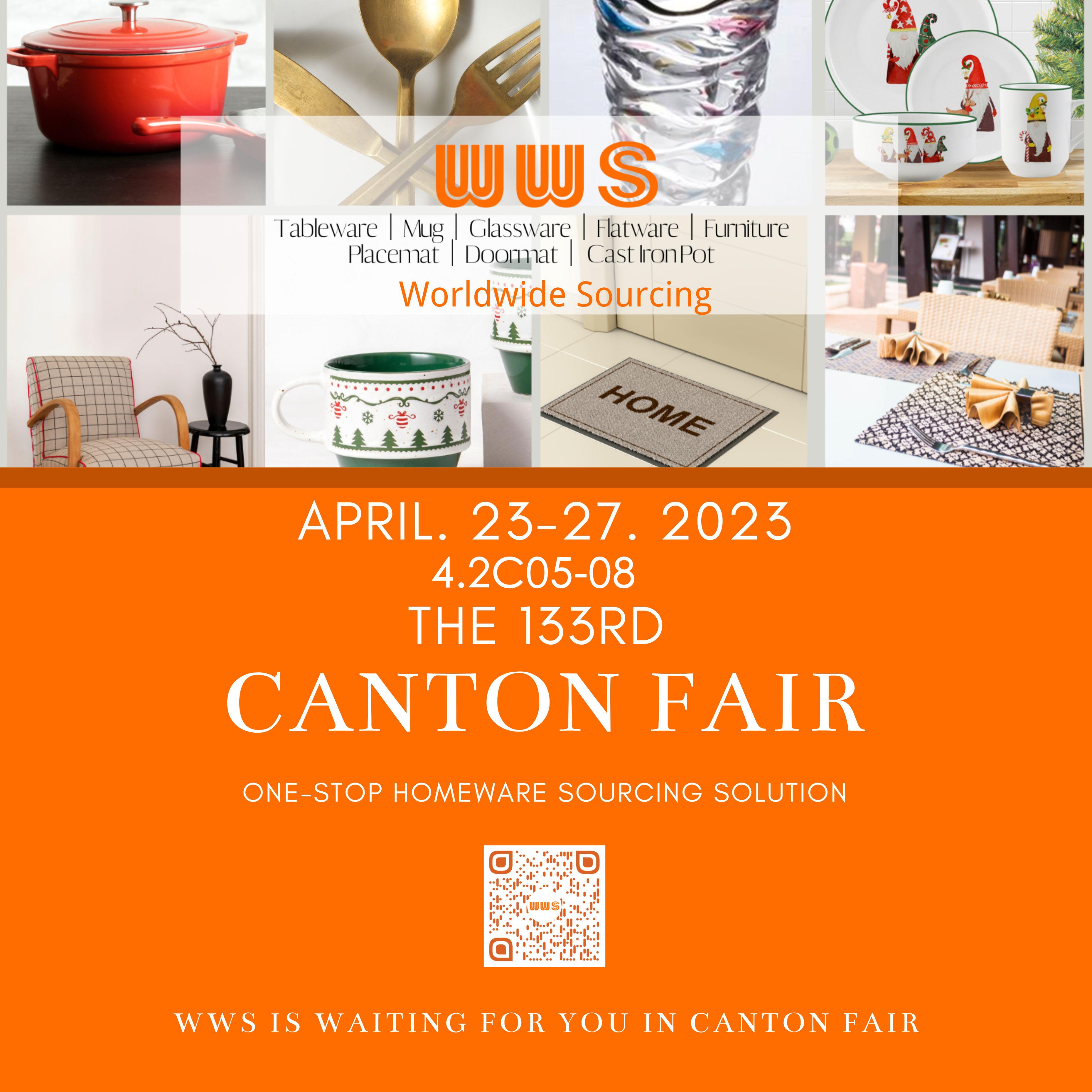 133rd Canton Fair is coming, WWS is waiting for you!