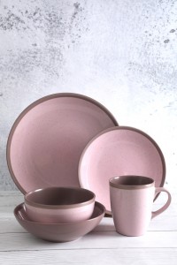 Color Glaze Stoneware With Small Point Tableware Set