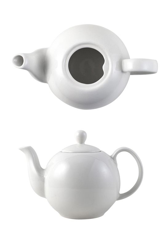Anti-falling Lid Design British Porcelain Teapot