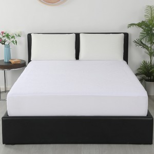 Twin Mattress Protector Waterproof Twin Size Mattress Cover Washable Soft Cotton Terry Vinyl-Free Matress protector