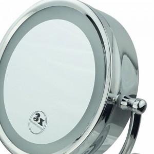 Specchio per trucco LED con ingrandimento da parete per bagno CM-04