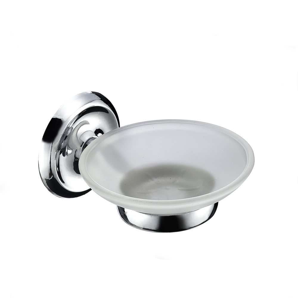 Zinc and Chrome Soap Dish simple design balneo saponis possessor 11404