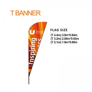 Popular Design for Rectangle Flag Banner - T Banner – Wisezone