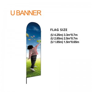Excellent quality Blade Flag - U Banner – Wisezone