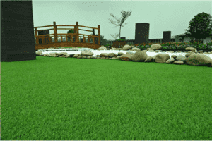 High Quality Circular Artificial Grass - 25mm C Shape Promotion Courtyard artificial turf – X-Nature