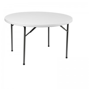 6ft čvrsti čelični okvir HDPE ploča stola Party Dining iznajmljivanje plastični Sklopivi vanjski stol