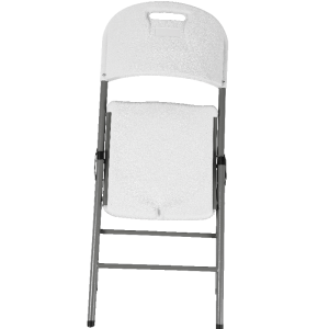 Valkoinen halpa muovinen kokoontaitettava pöytä ja tuolit hinnat ulkojuhla taitettava tuoli tapahtumiin