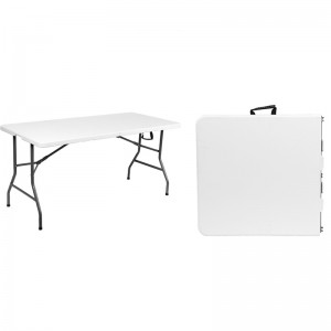 veleprodaja tvornički prijenosni piknik vanjski plastični 72-inčni sklopivi stol sklopivi pravokutni blagovaonski 6ft plastični sklopivi stol