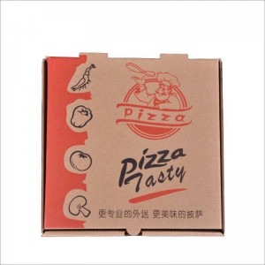 China por xunto China OEM Factory 12 polgadas Saca a caixa de entrega de pizza con deseño personalizado
