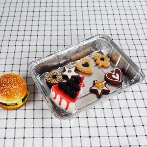 Potravinářský jednorázový obal z hliníkové fólie na přenášení obědový box