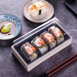 Wholesale Price China China Luxury Design Rice Meal Sushi Takeaway Disposable Food Box