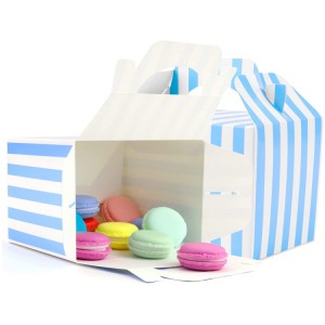 Paper Food Leak Resistant Disposable White Cardboard Lunch Box