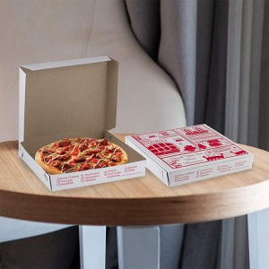 100% Orizjinele Corrugated Paper Pizza Packaging Boxes
