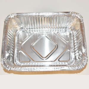 Chine OEM Chine Boîte à lunch de récipient de nourriture à emporter de papier d'aluminium chaud