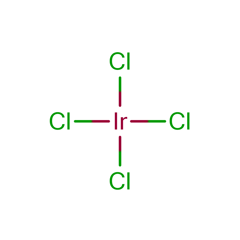 Iridium(IV) klorida CAS:10025-97-5 bubuk amorf kaca 95%