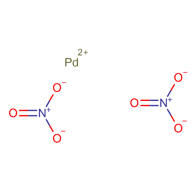 Паладію (II) нітрат дигідрат Cas:10102-05-3