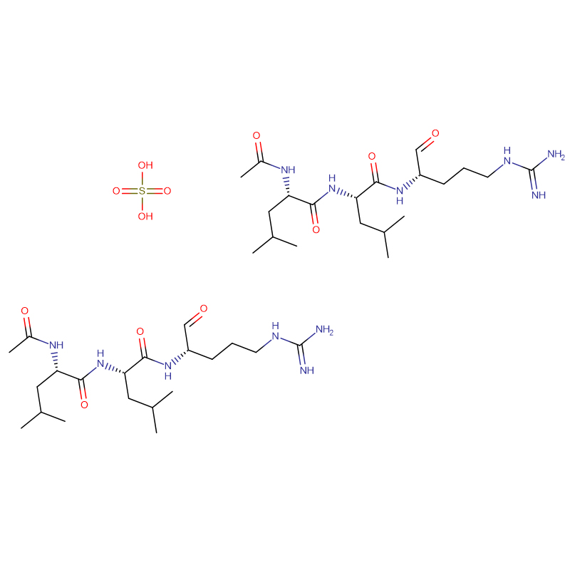 Leupeptin hemisulfate Cas: 103476-89-7 ਸਫੈਦ ਕ੍ਰਿਸਟਲਿਨ ਪਾਊਡਰ 99%