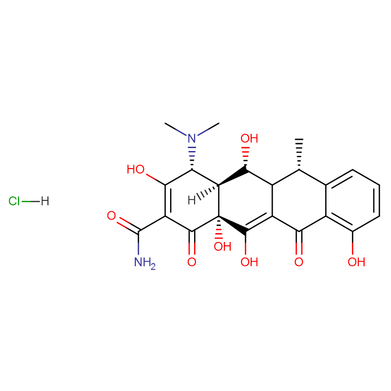 Доксициклин гидрохлориди Cas: 10592-13-9