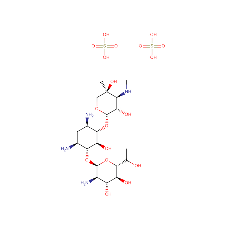 Geneticin disulfate CAS: 108321-42-2 سفید پاؤڈر