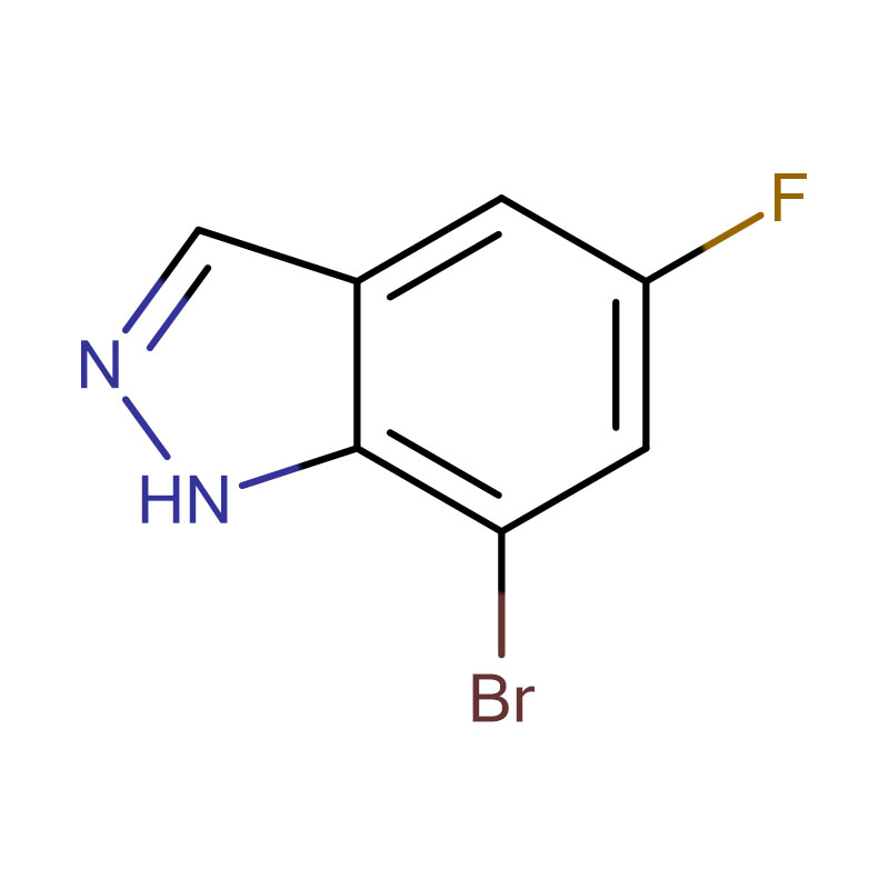 7-Bromo-5-ftor-1H-indazol Kas: 1100214-35-4