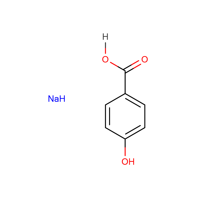 អាស៊ីត p-hydoxybenzoic, monosodium Cas: 114-63-6 99% ពណ៌សទៅជាពណ៌លឿងឬម្សៅគ្រីស្តាល់ពណ៌ស
